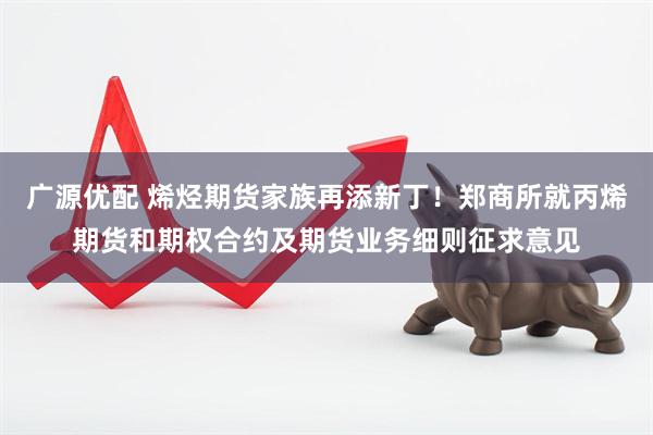 广源优配 烯烃期货家族再添新丁！郑商所就丙烯期货和期权合约及期货业务细则征求意见