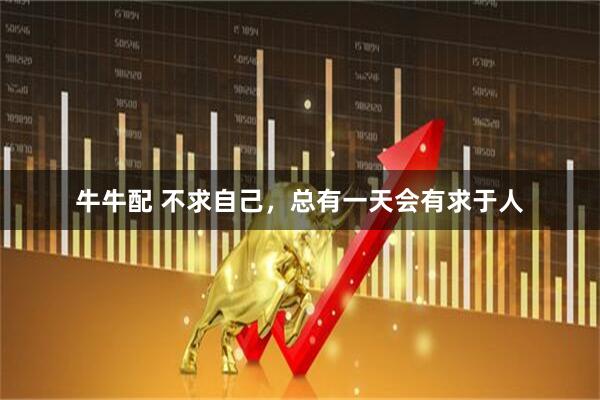 牛牛配 不求自己，总有一天会有求于人